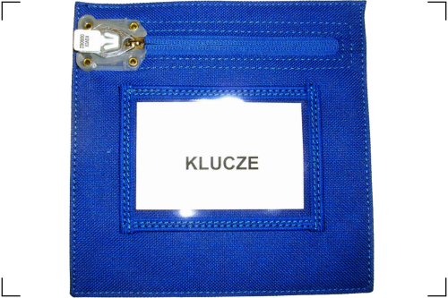 Pochette scellable pour clés 16 × 16 en codura