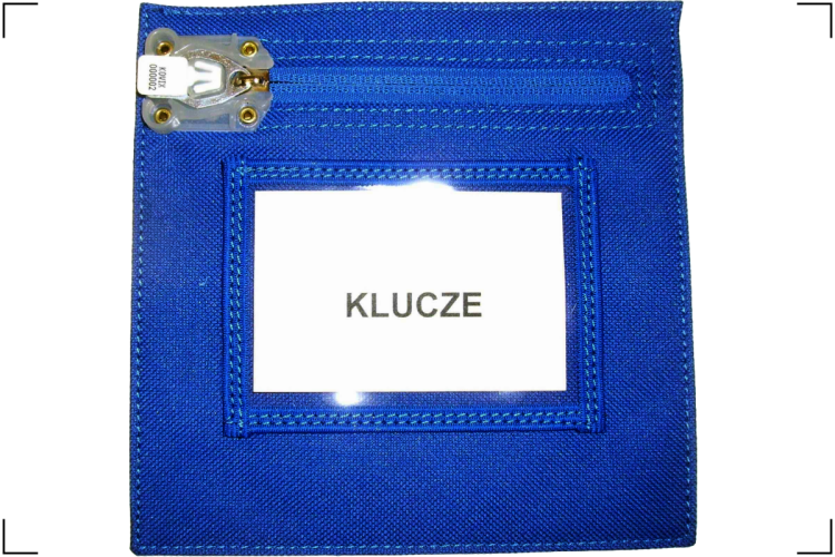 Pochette scellable pour clés 16 × 16 en codura