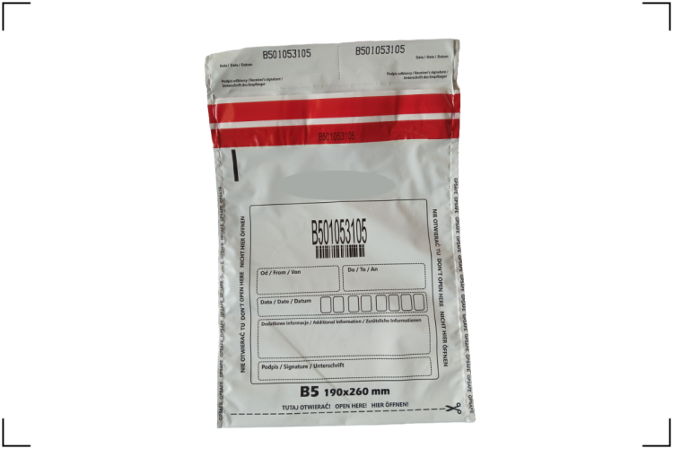 Enveloppe de sécurité B5 blanche
