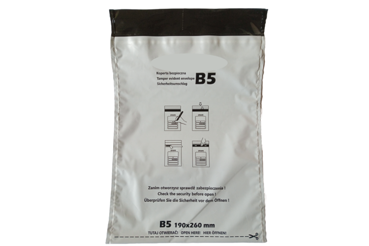 Enveloppe de sécurité B5 blanche