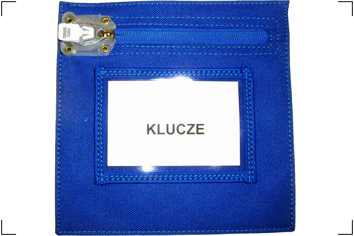 Pochette scellable pour clés 16 × 16 en codura